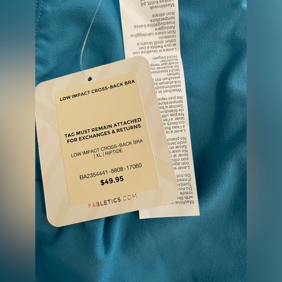 NWT Fabletics athletic leggings and sports bra set - Picture 3 of 4